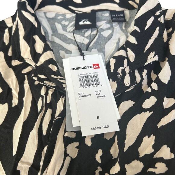 Quiksilver Women's Sunny Ride - Short Sleeve Shirt Dress Women's Size S NWT - Picture 5 of 6